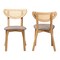 Baxton Studio Dannell Mid-Century Modern Grey Fabric and Natural Oak Finished Wood 2-Piece Dining Chair Set 236-2PC-13294-ZORO - alternate 5